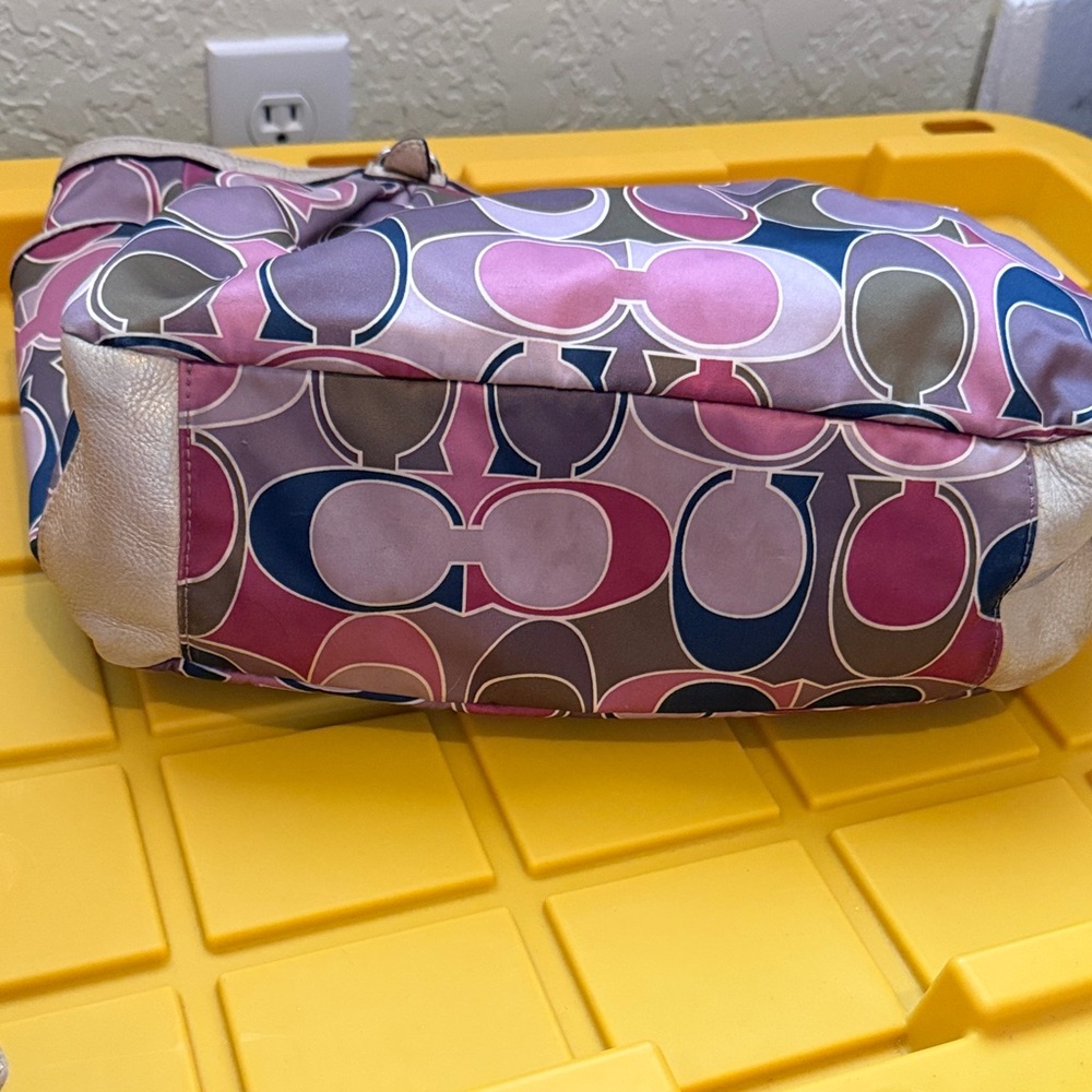 Coach Colorful Signature Tote Bag - Picture 4 of 16